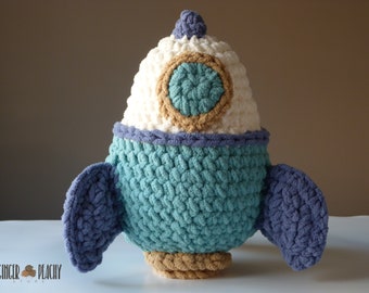 DIGITAAL PATROON Haakpatroon Apollo the Rocket Plushie