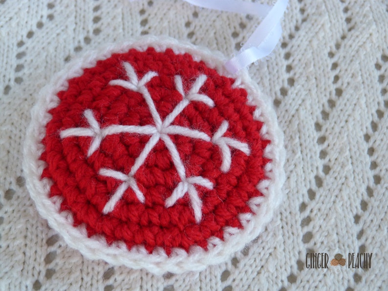 DIGITAL PATTERN Traditional Scandinavian Ornaments Crochet Pattern image 5