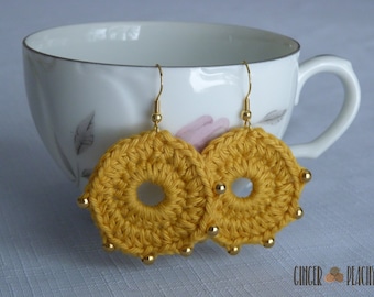 DIGITAL PATTERN Marnie Earrings Crochet Pattern