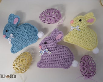 DIGITAL PATTERN Easter Bunny Plushies Crochet Pattern