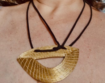 Golden Grass Halskette