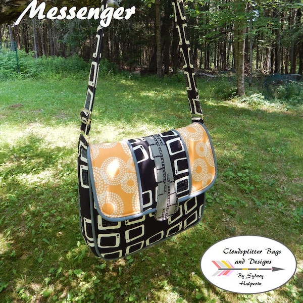 Calypso Messenger Bag: DIGITAL Sewing Pattern (2 sizes)