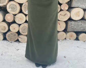 Custom Maxi Daisy Polar Fleece Skirt