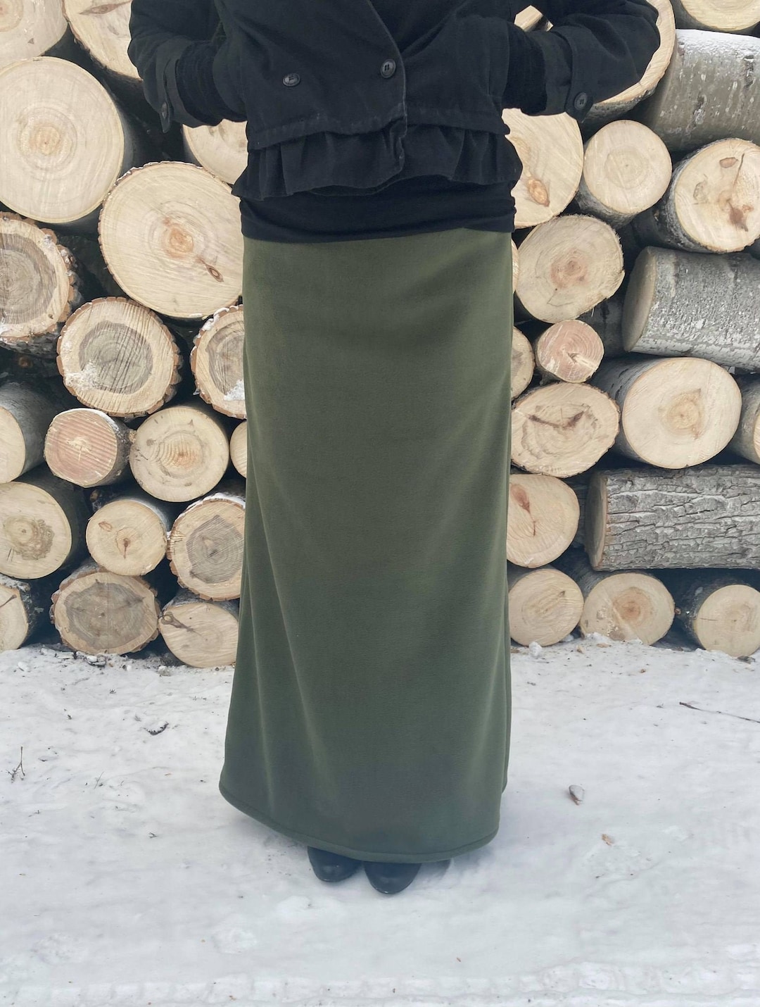 Custom Maxi Daisy Polar Fleece Skirt Etsy