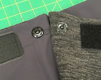 Add Velcro & Snaps to a Wrap Style Skirt