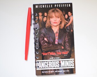 Vintage Dangerous Minds Pinback Button VHS Movie Release Promotional Advertising Collectible Pin PanchosPorch