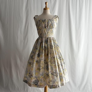 Boho Cottagecore Style A-lne Denm Patchwork Dress, Sustanable