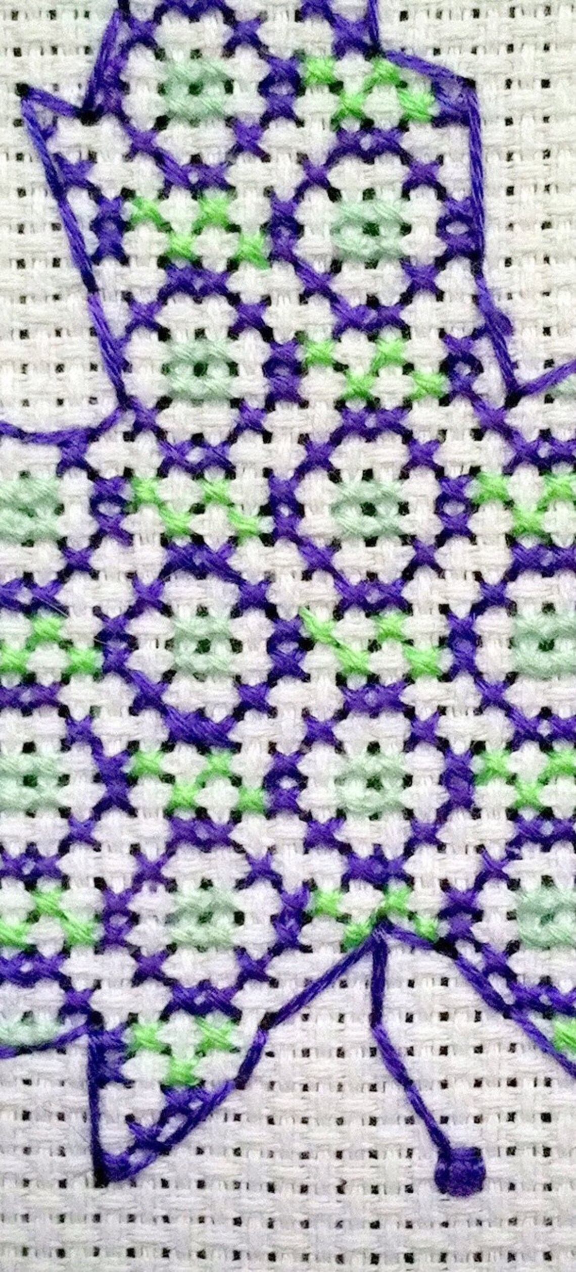 Maple Leaf Cross Stitch Pattern, Digital Download PDF - Etsy