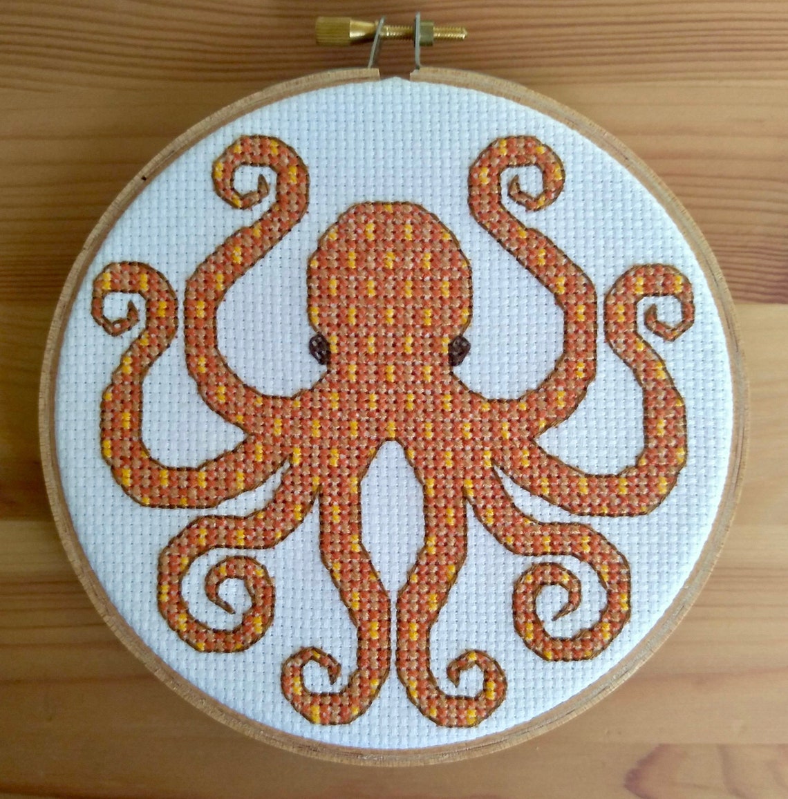 Octopus Cross Stitch Pattern, Digital Download PDF Etsy