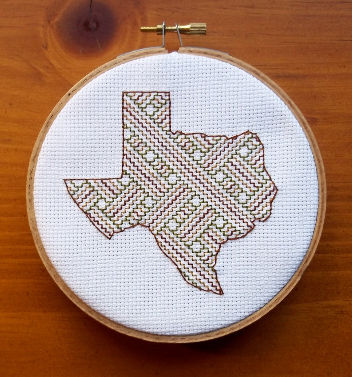 Texas Needlepoint Pattern Digital Download PDF Etsy