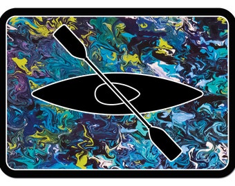 The Kayak Art Sticker