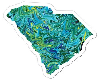 South Carolina Art Sticker