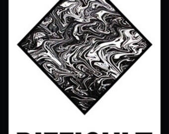 The Black Diamond Art Sticker