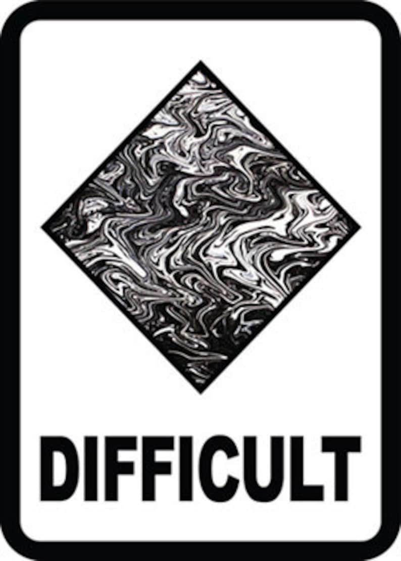 The Black Diamond Art Sticker image 1