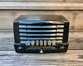 1947 Emerson quot Ebony quot Midget Radio, Mid Century Modern Model 547