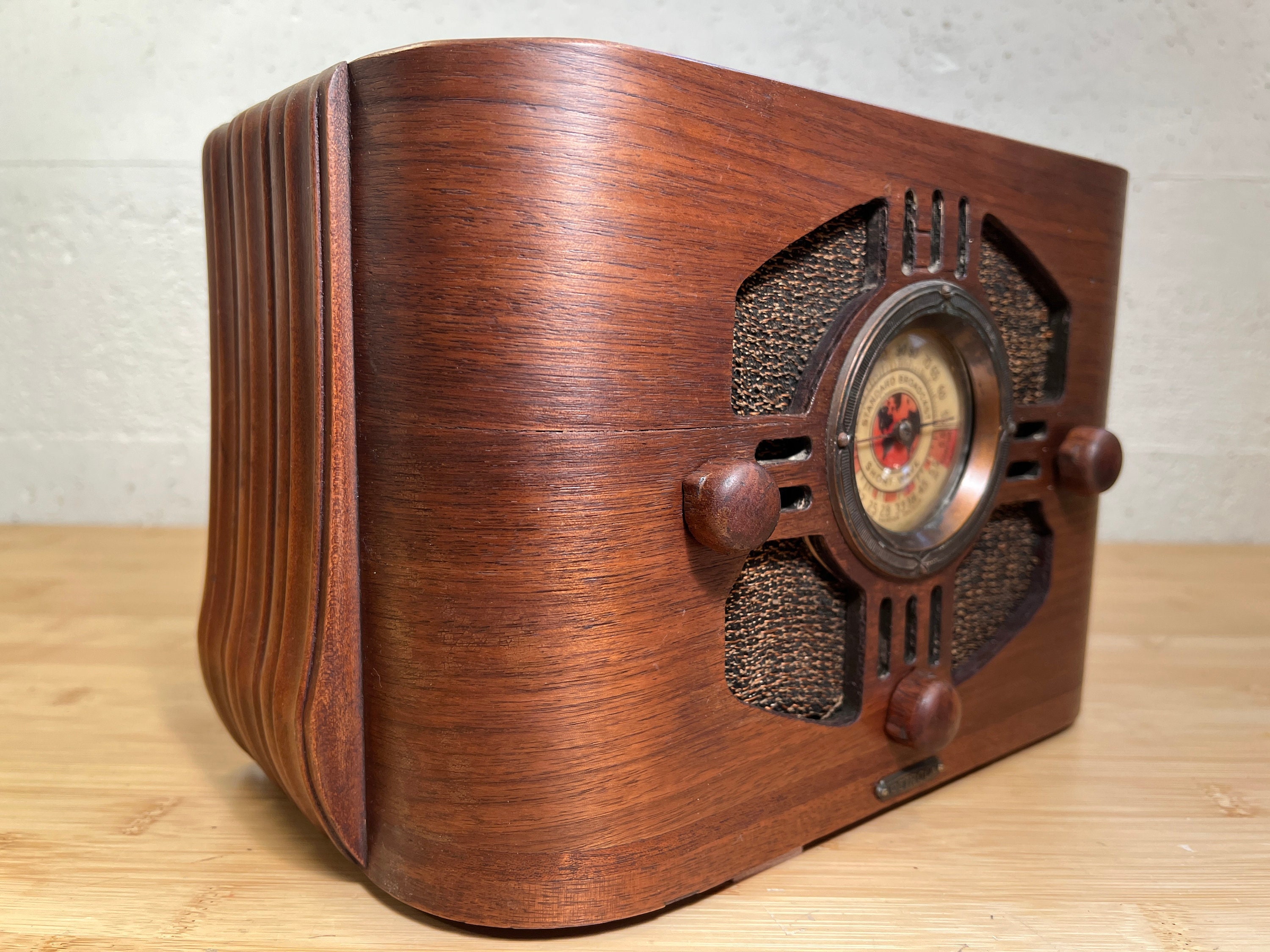 Art Deco Restored Radio - Etsy Art Deco Restored Radio - Etsy