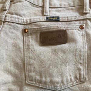 Wrangler Men's Tan and Cream Jeans 33 x 30 image 4