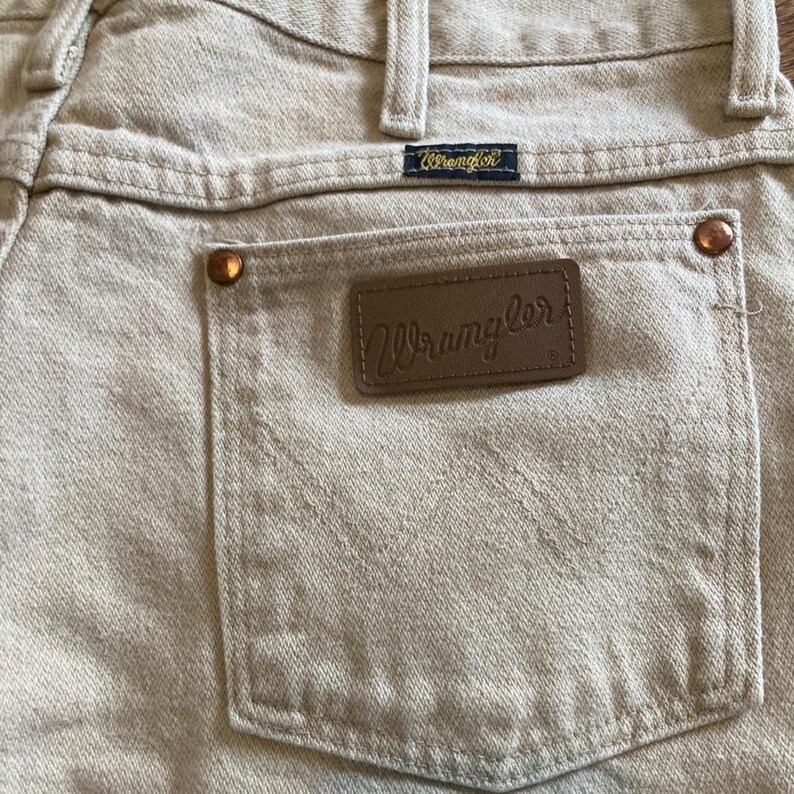 Wrangler Men's Tan and Cream Jeans 33 x 30 image 4
