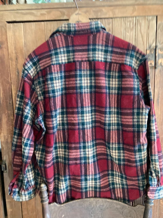 Vintage Pendleton Outdoorsman Wool Shirt size L 2… - image 6