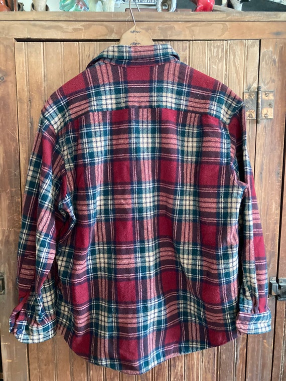Vintage Pendleton Outdoorsman Wool Shirt size L 2… - image 2