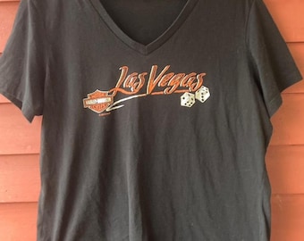 Harley-davidson Women's Black T-shirt