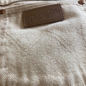 Wrangler Men's Tan and Cream Jeans 33 x 30 image 6