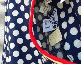 Such a cheery 1950s County Fair cotton dress . PLUS SIZE ! Label says size 18