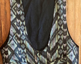 Rad 80s Bon Homme brand vest .. think Duran Duran ,. Kajagoogoo size M 21” pit to pit .. Ducky would rock this