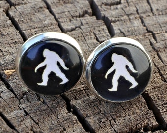 Bigfoot Ear Studs | Sasquatch Jewelry | Stainless Steel Handcrafted Earrings