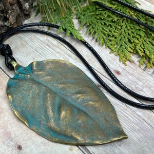 Long Leaf Necklace image 1