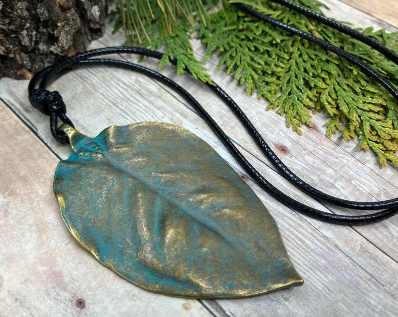 Long Leaf Necklace image 1