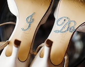 Blue I Do Shoe Stickers for Brides Shoes, Wedding Decor, Something Blue, Bride Shoe Sticker | BABY BLUE