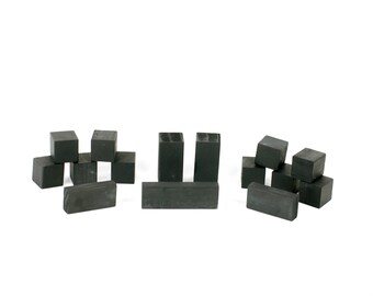 Wooden chalkboard building blocks, Montessori toddler and preschool learning toy, Waldorf toy, perfect for creative play