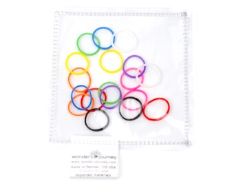 Montessori baby material, clear sensory pouch, infant sensory toys, baby boy or girl shower gift, Toddler fidget toy, Waldorf sensory bag