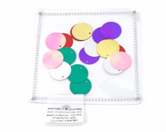 Clear sensory pouch, Montessori baby material, infant sensory toys, baby boy or girl shower gift, Toddler fidget toy, Waldorf sensory bag