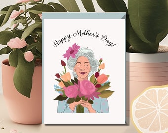 Mother’s Day Card | Flowers | Whimsical | Cheers