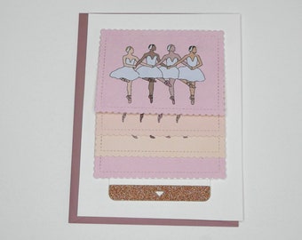 Sweet Ballerina flip card
