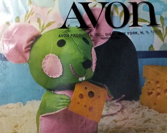 Avon Creative Needlework House Mouse kit-unopened NOS-fabric mouse stitching kit