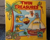 Discovery Toys-Twin Treasures game in box-made in Spain-educational board game-1989 Il_170x135