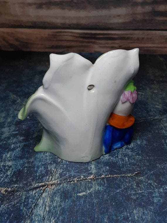 Vintage Royal Sealy Japan Planter-small- Handpainted-fairy With