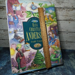The Classic Hans Christian Andersen book-vintage childrens literature-1990 Sheila Black-Courage Books-frameable illustrations image 9