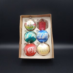Christmas decorations, Christmas decorations, old Christmas balls, Czech Christmas decorations