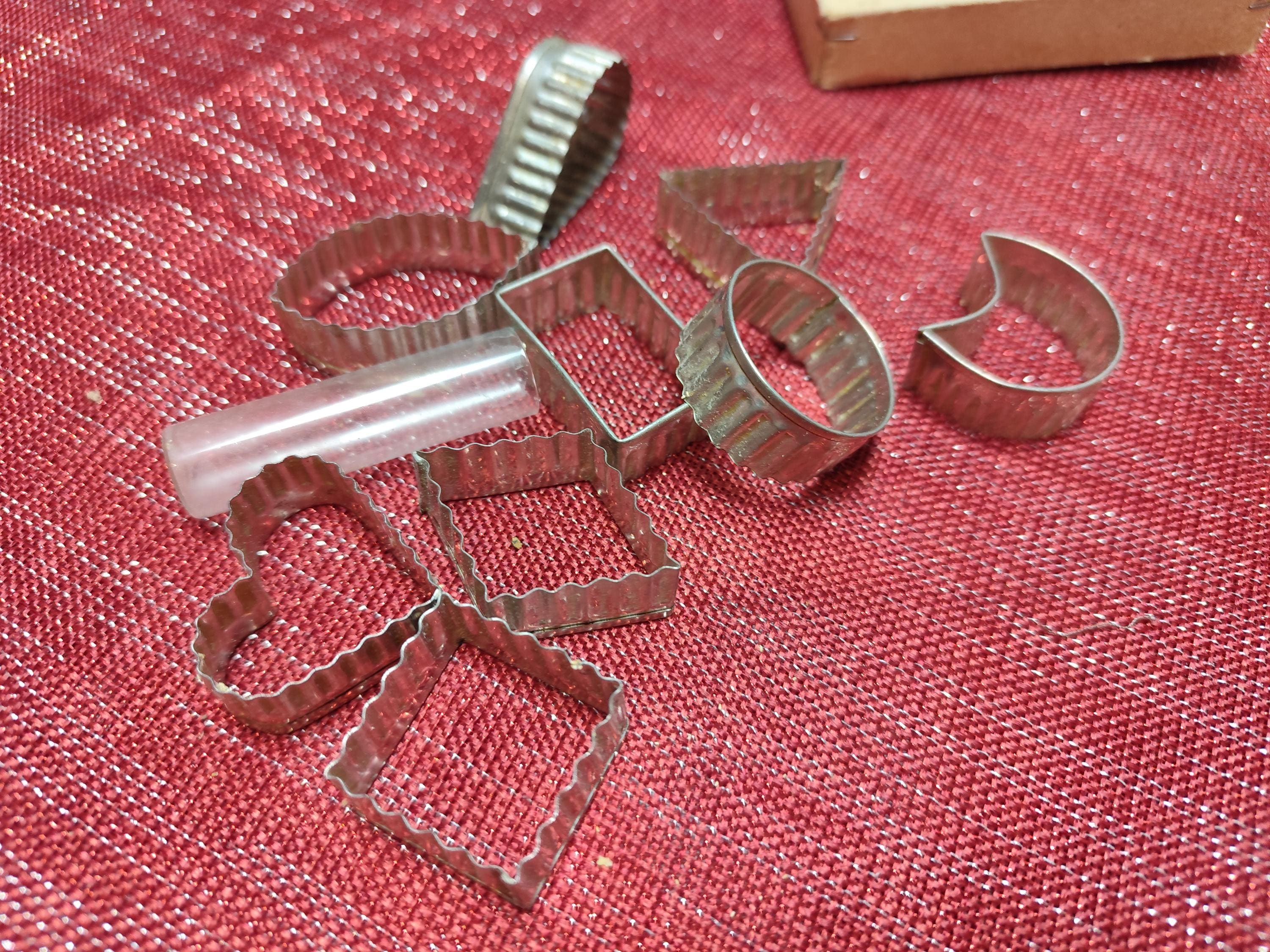 9x Old Christmas Molds for Cookies, Forms Moulds for Christmas