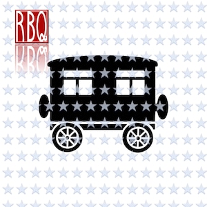 列車車両 - ワゴン - 人車 - 列車 - 車輪 - バンパー - 窓付き車 - デジタルダウンロードカットファイルSVG DXF商用利用