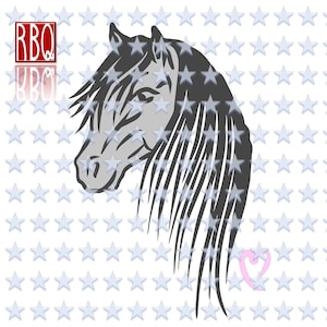 Horse Portrait SVG: Commercial Use Cut File (Digital Download)
