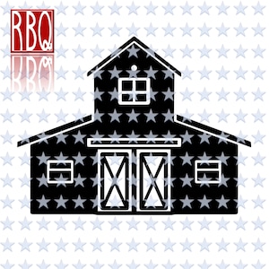 Barn svg, Stable svg, Ranch building, Horse Barn, Farm Barn, Barns, Digital Download Cut File SVG png DXF pdf EPS Jpeg Vector commercial use