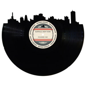 Kansas City Skyline Records Redone Label Vinyl Record Wall ...