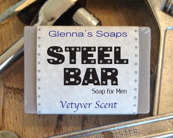 Steel Bar....Soap for Men-4oz