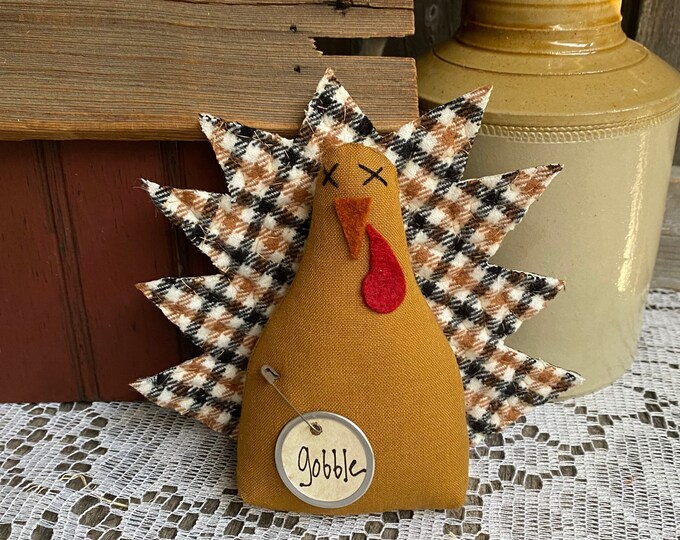 2-Piece Wooden Turkey Table Signs – Rustic Fall Thanksgiving Decor, Farmhouse Tiered Tray Centerpiece Blocks - View #12