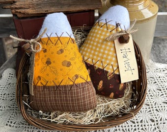 THANKSGIVING HARVEST  Candy Corn -  Bowl Fillers - Fall Ornaments -Thanksgiving tiered tray
